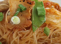 Kimchi Pancit with Pork Belly